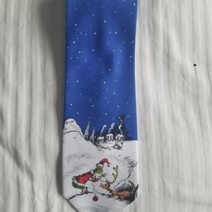 Grinch Christmas Tie